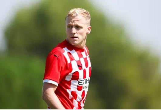 Donny van de Beek tiep tuc gap kho khan o Girona.